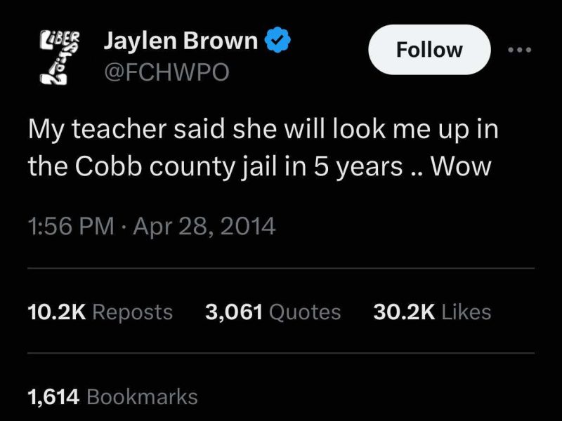 How the NBA’s Jaylen Brown’s Story… signifies the intentional demise of Black kids in America’s schools