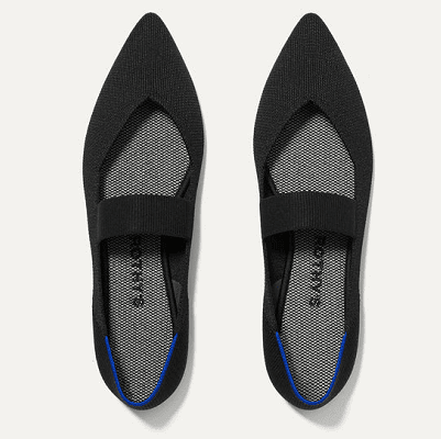 pointy toe mary jane flat