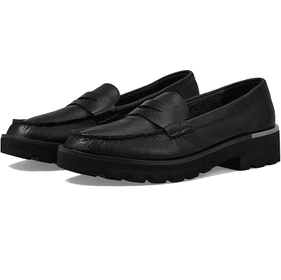 black loafers for work outfits